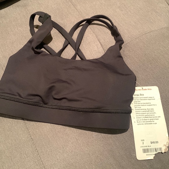 Lululemon Energy Bra (size 2) - Picture 1 of 3